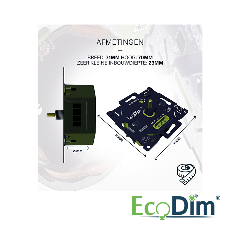 LED DIMMER UNIVERSEEL | 0-150W | FASE AFSNIJDING (RC)