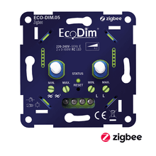 ZIGBEE LED DIMMER DUO 2x 0-100W PHASENABSCHNITT (RC) ECO-DIM.05-ZIGBEE MDRLED®