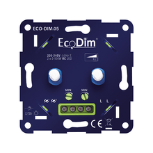 LED-Dimmer Duo 2x 0-100W Phasenabschnitt (RC) ECO-DIM.05 MDRLED