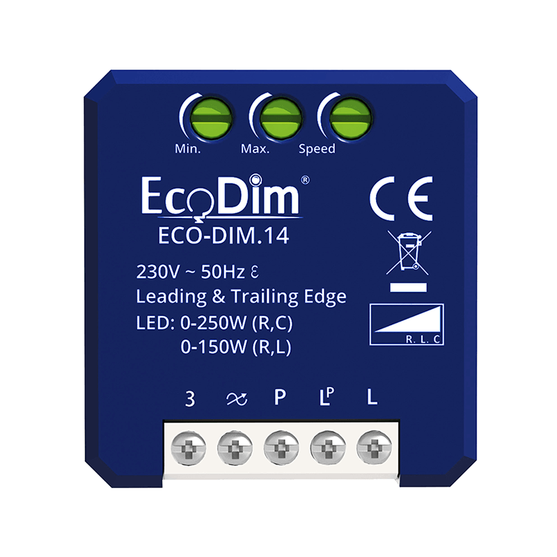 led dimmer inbouwmodule 0-250W (RLC) ECO-DIM.14 MDRLED®