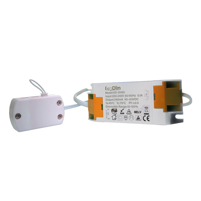 ECODIM ED-10052 DIMMBARER LED-TREIBER/TRAFO 5-6 MÖBELSTRAHLER MDRLED®