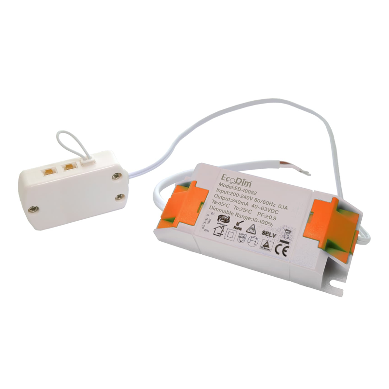 ECODIM ED-10052 DIMMBARER LED-TREIBER/TRAFO 5-6 MÖBELSTRAHLER MDRLED®