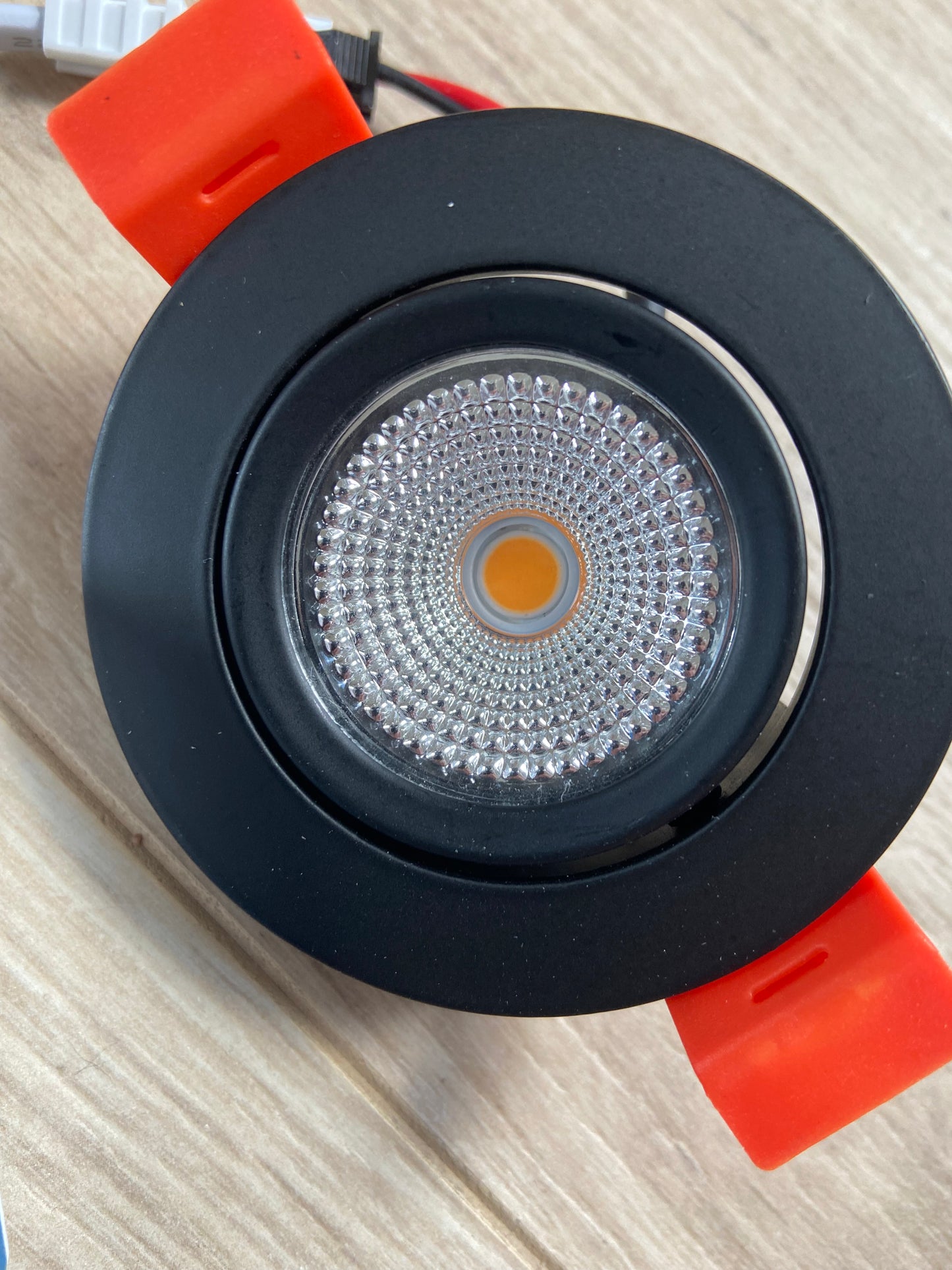Reflektor LED MINI Power LED firmy MDRLED® – Mocny reflektor LED COB o mocy 3 W, 2700 K, matowa czerń, Ø55 mm