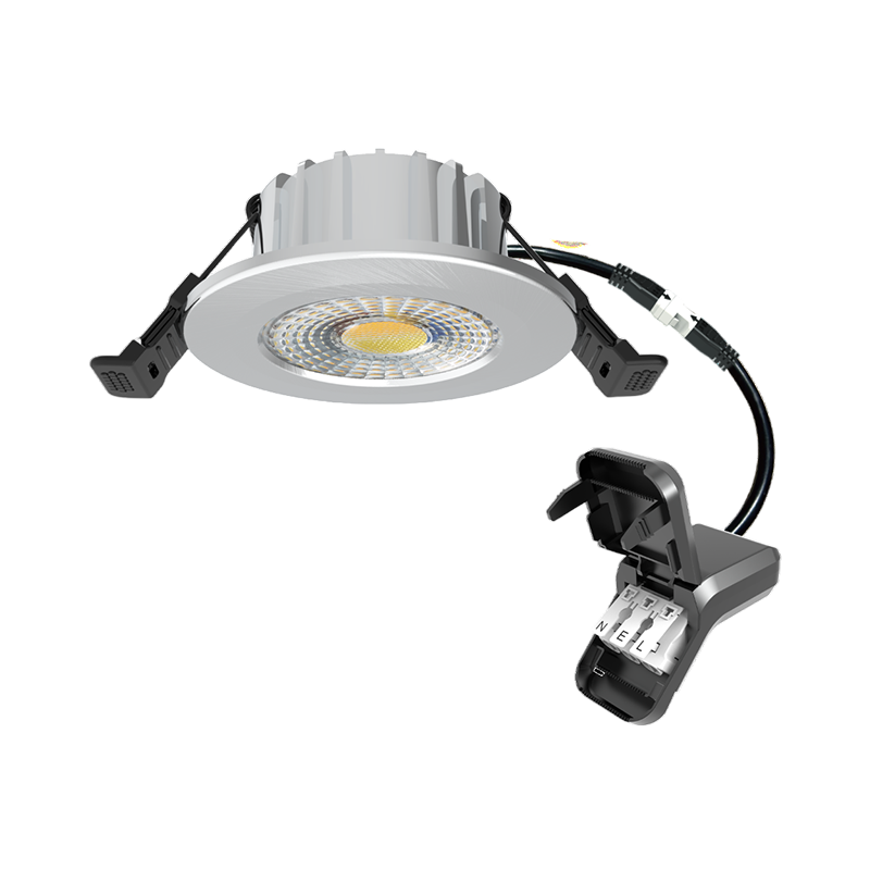 LED Inbouwspot Zilver 6W | Dimbaar | IP65 | CCT-Schakelaar | MDRLED® | 5 Jaar Garantie
