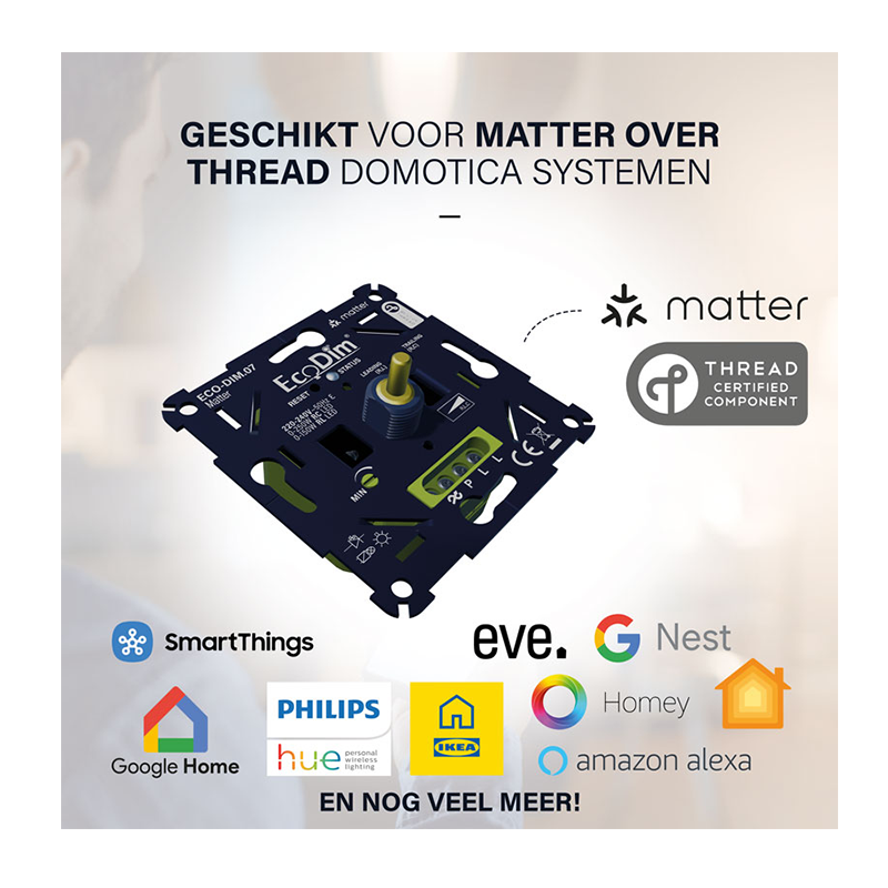LED DIMMER | MATTER | DRUK/DRAAI | 0-250W (RLC)