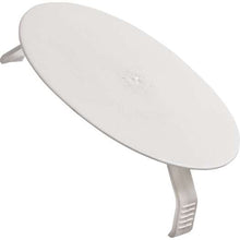 CLAMP COVER Abdeckplatte für Unterputzdosen. Wand/Decke, 10 STÜCK, Kunststoff, weiß, Durchmesser 95mm, Dicke 1mm, rund MDRLED®.