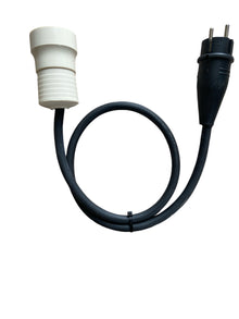 Perilex Adapterstecker 3x2,5mm 230V Stecker auf Perilex Gegenstecker H07 RN-F Neopren SCHWARZ MDR LED®