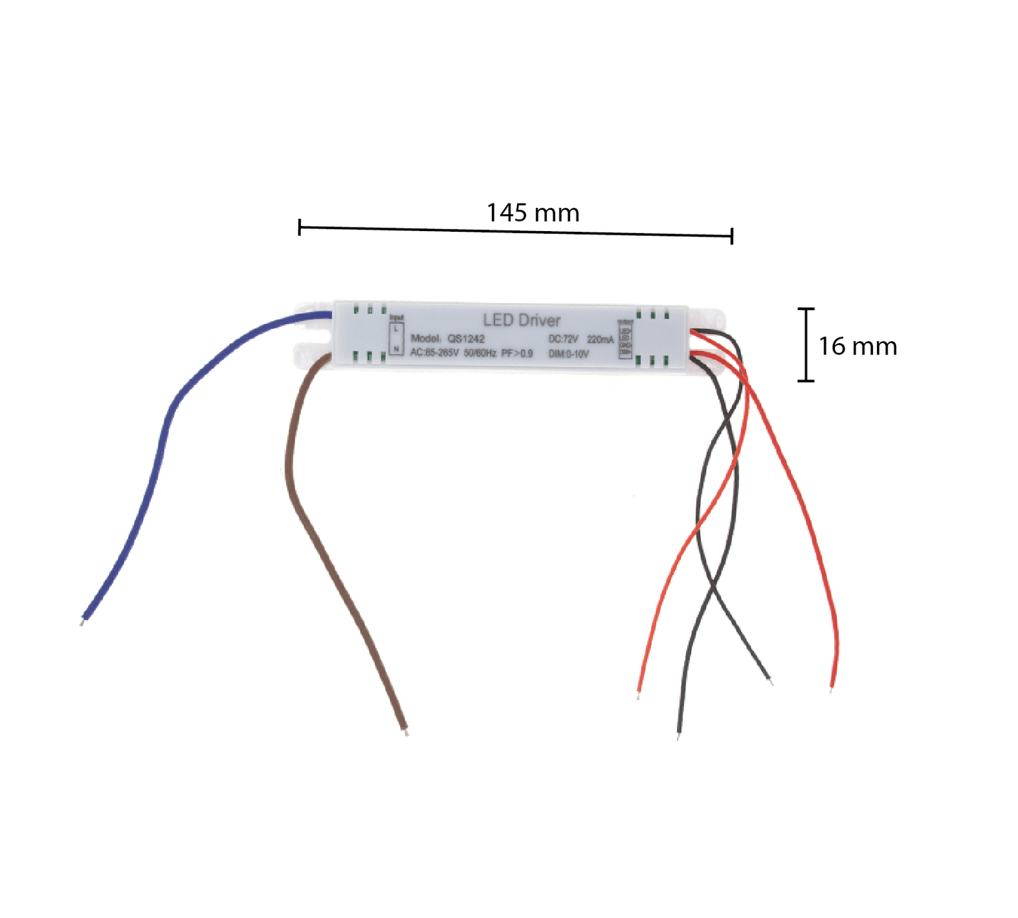 0-10V CONSTANT CURRENT DIMBAAR DRIVER 15.5W MDRLED®