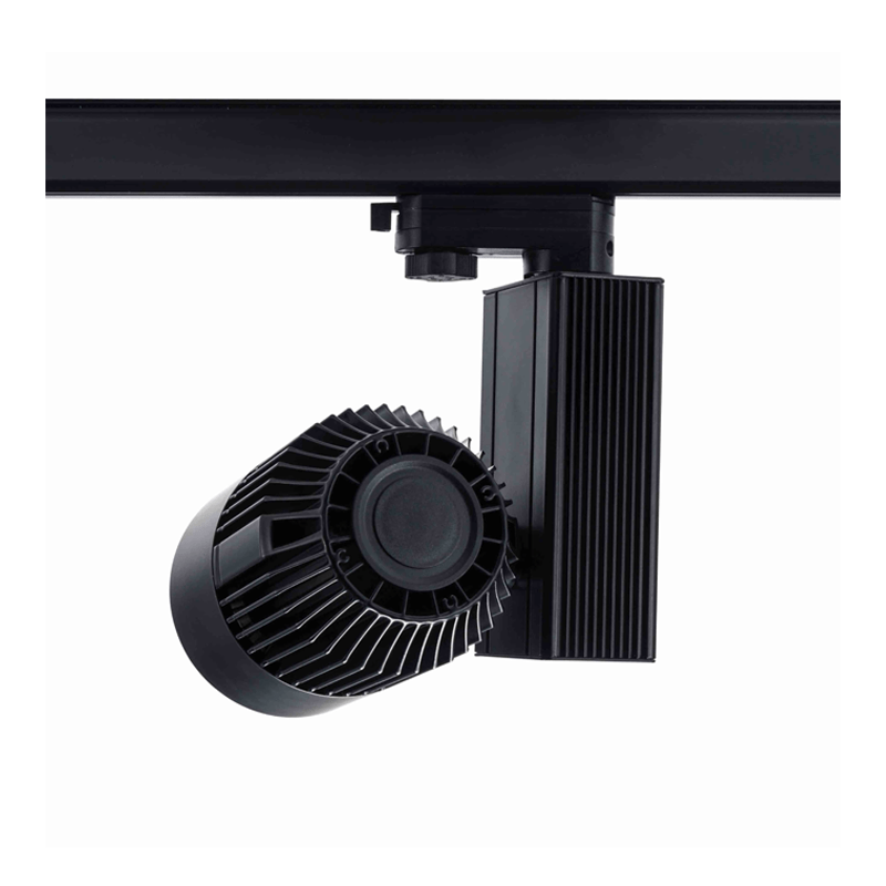 3-PHASEN-SCHIENENSTRAHLER 50W CRI>95 SCHWARZ 3000K 4000K MDRLED®