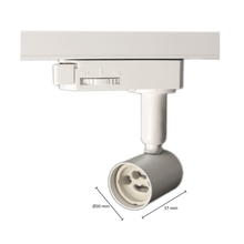 3-PHASEN-SCHIENENLEUCHTE MIT GU10-FASSUNG. MDRLED®