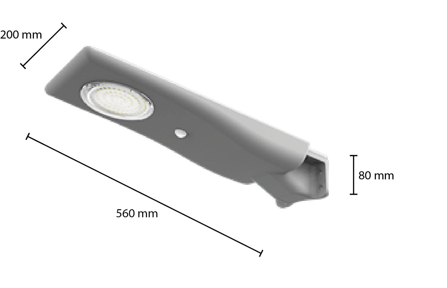 Solar Straatlamp 15W – Bewegingssensor – 1960 Lumen – IP65 – MDRLED®