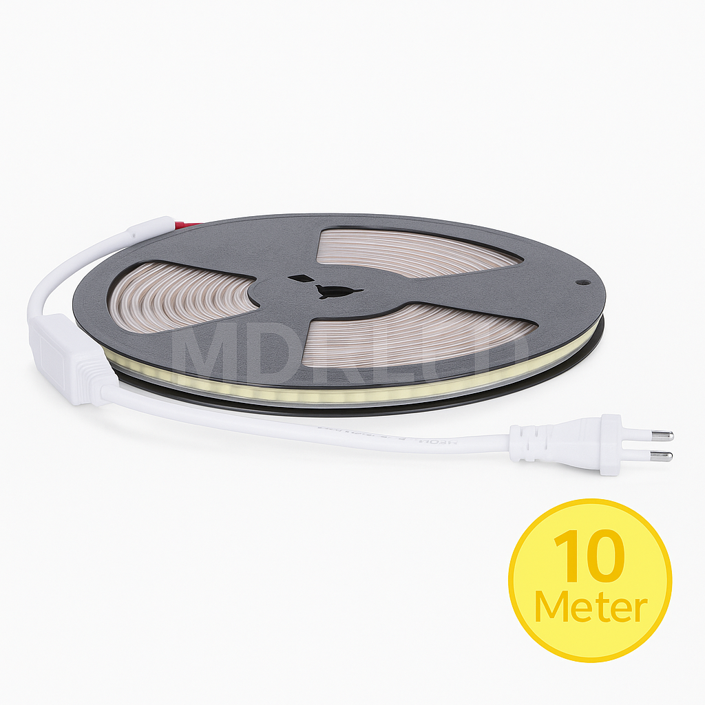 COB LED Strip 220V IP65 – Warm Wit 2700K