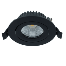 LED-Einbaustrahler Slim-Fit 5 Watt Schwarz 2700K 3000K Dimmbar.MDRLED