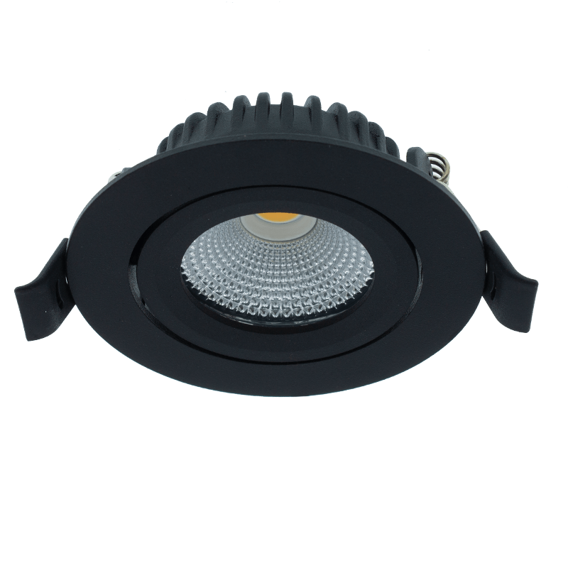 LED INBOUWSPOT SLIM-FIT Ø68-78mm 5W DIM2WARM ZWART