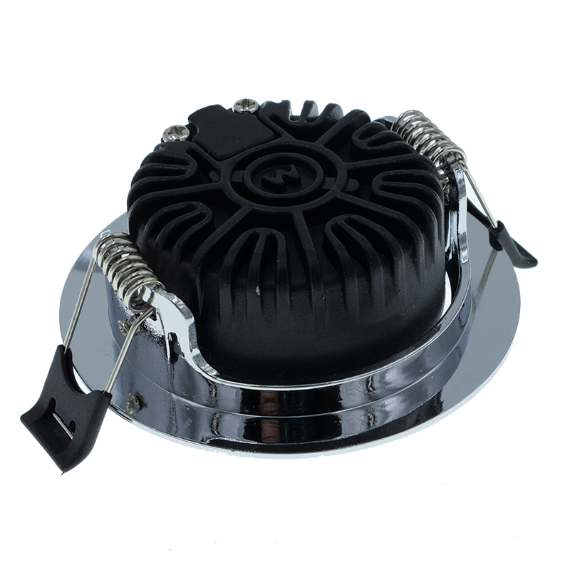 LED-Einbaustrahler Slim-Fit 5W DIM2WARM Chrom MDRLED®
