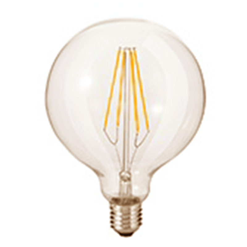 E27 Kugellampe - Dimmbar - Bernstein 6 Watt 2700K