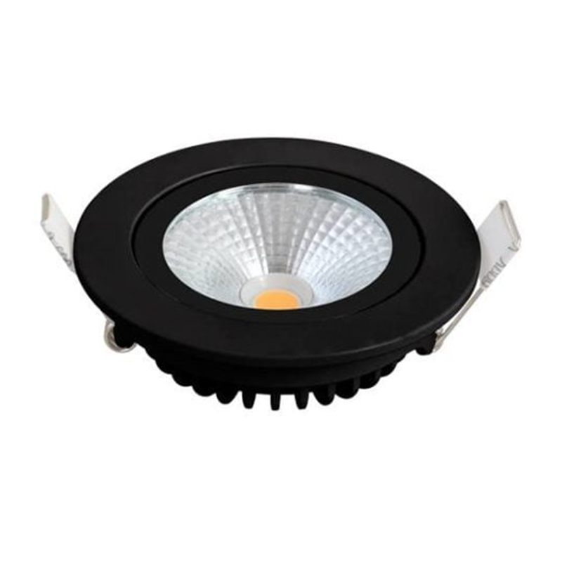 OPRAWA REFLEKTOROWA LED WPUSZCZANA MDRLED SLIM-FIT 5W ŚCIEMNIANA 2200K CZARNY MDRLED®