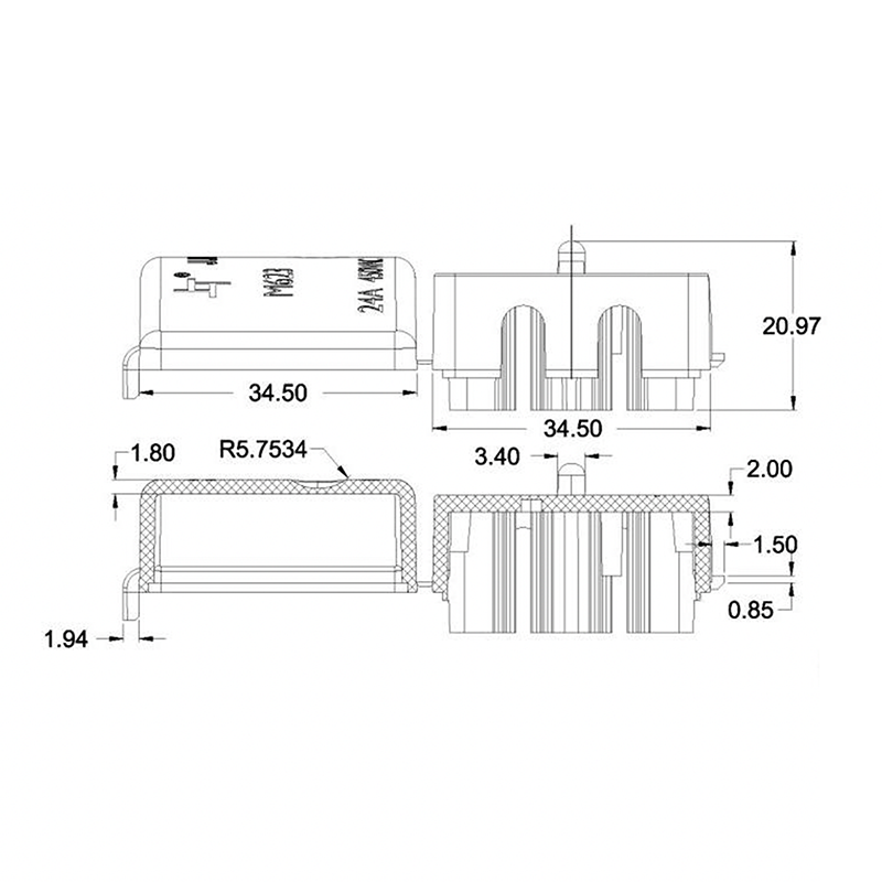 KABELDOOS INCL. CONNECTOR 3 ADERIG 10 stuks MDRLED®