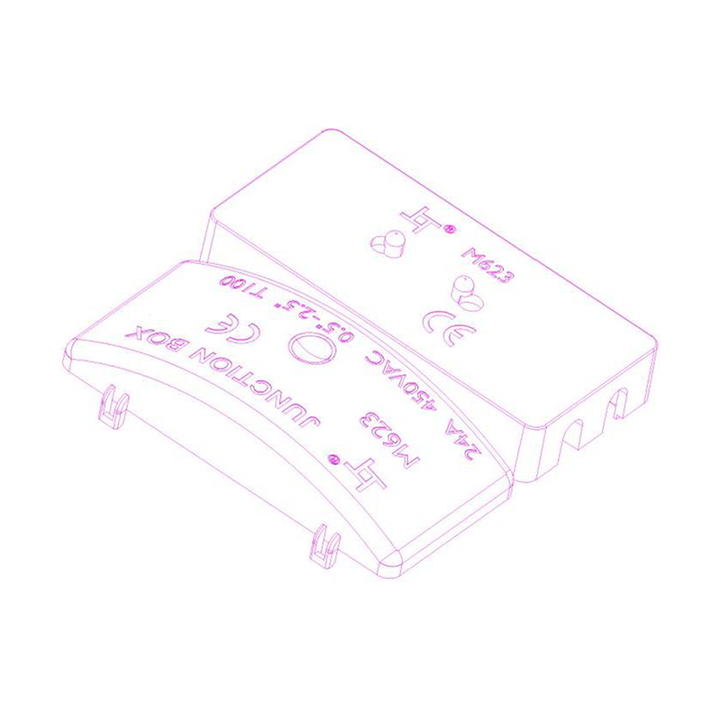 KABELDOOS INCL. CONNECTOR 3 ADERIG 10 stuks MDRLED®
