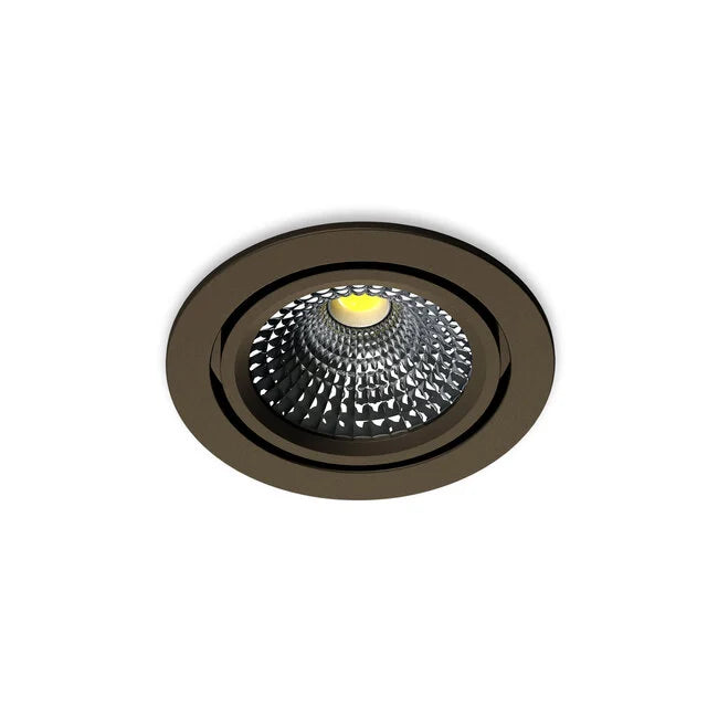 LED Inbouwspot Mat Brons Star Ultra Flat 5W 2700K IP65 Ø75 mm