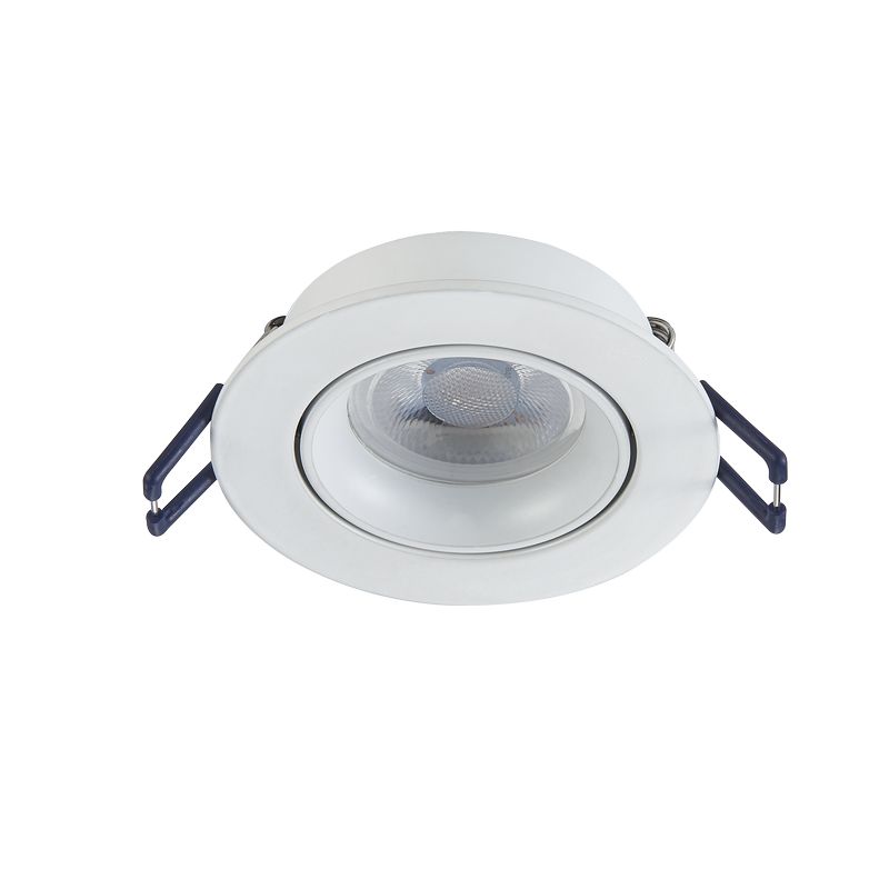 GU10 Inbouwspot Carme Kantelbaar Wit – Ø70mm | MR16 Geschikt | IP22 | 5 Jaar Garantie