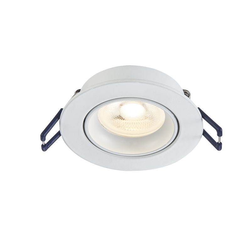 GU10 Inbouwspot Carme Kantelbaar Wit – Ø70mm | MR16 Geschikt | IP22 | 5 Jaar Garantie