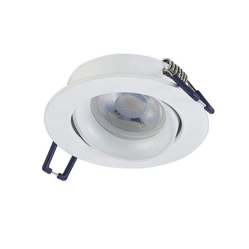 GU10 Inbouwspot Carme Kantelbaar Wit – Ø70mm | MR16 Geschikt | IP22 | 5 Jaar Garantie