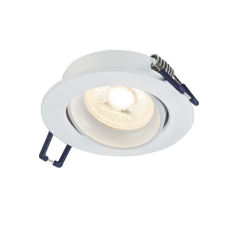 GU10 Inbouwspot Carme Kantelbaar Wit – Ø70mm | MR16 Geschikt | IP22 | 5 Jaar Garantie