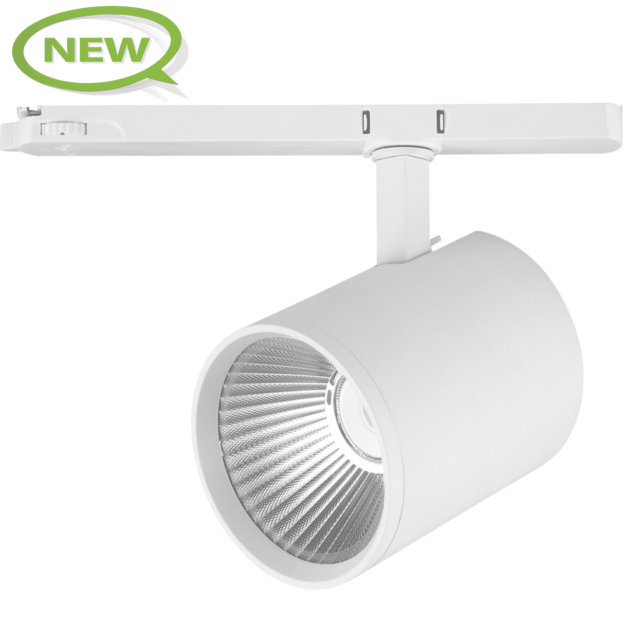3-PHASEN-SCHIENENSPOT 38° weiß/schwarz 40 Watt DIMMBAR CRi>97 MDRLED®.