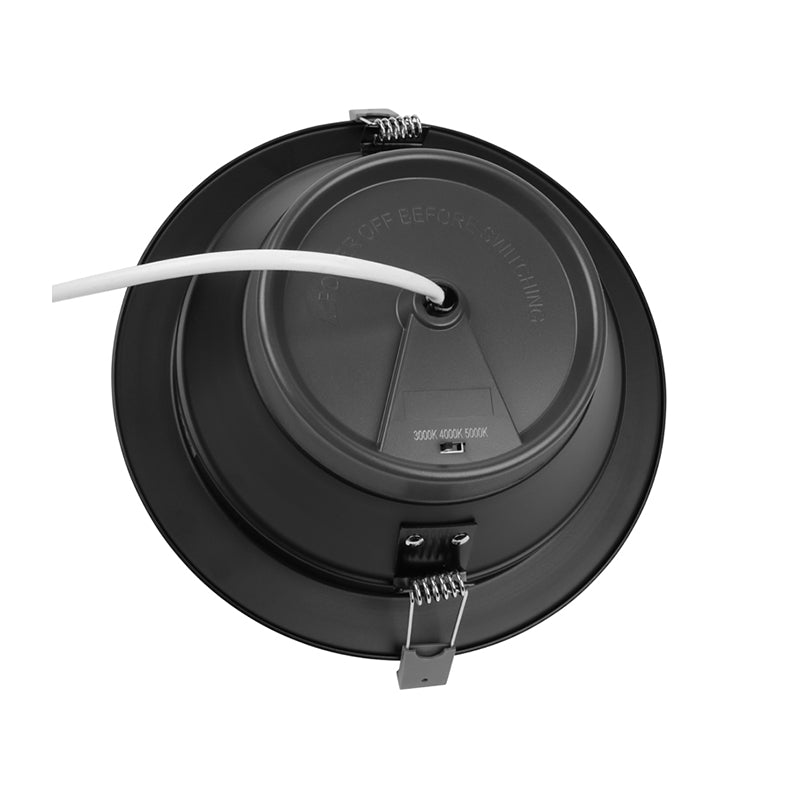 LED DOWNLIGHT | Ginevra| CCT-SWITCH | Ø195 | 18W | ZWART