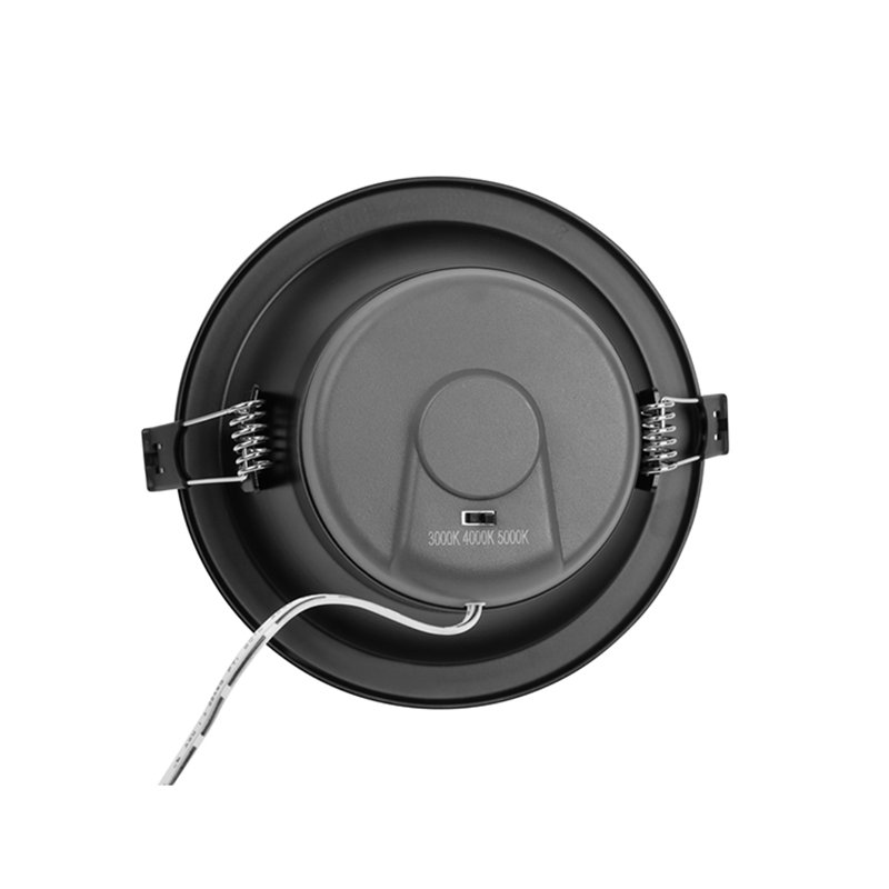 LED Downlight Zwart Ø120 – Aurora 11W – CCT-Switch – 111 lm/W