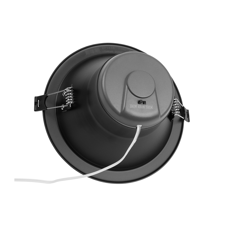 LED Downlight Ø145 – Aurora 13W – CCT-Switch – Zwart – 109 lm/W