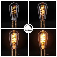 LED-Filament E27 Edison dimmbar Bernstein 6 W 2400 K, MDRLED®