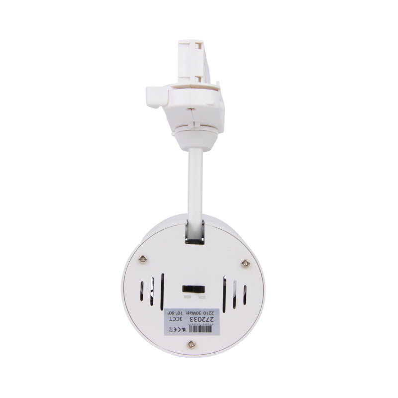 3-FAZOWA LAMPA PUNKTOWA 10°-60° 30W BIAŁA BIAŁY PRZEŁĄCZNIK MDRLED®