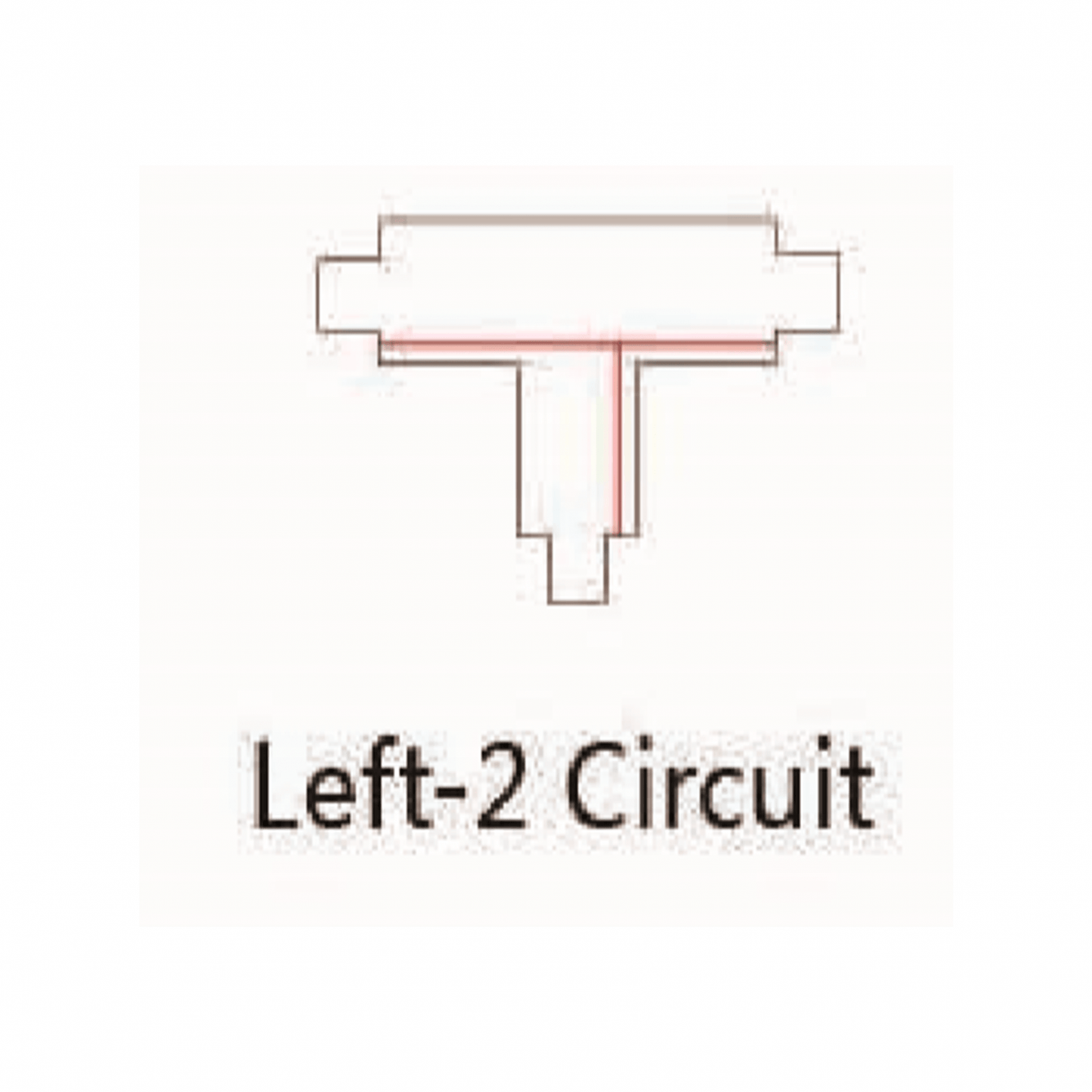 Łącznik szynowy T-SHAPE LEWY-2 MDRLED®