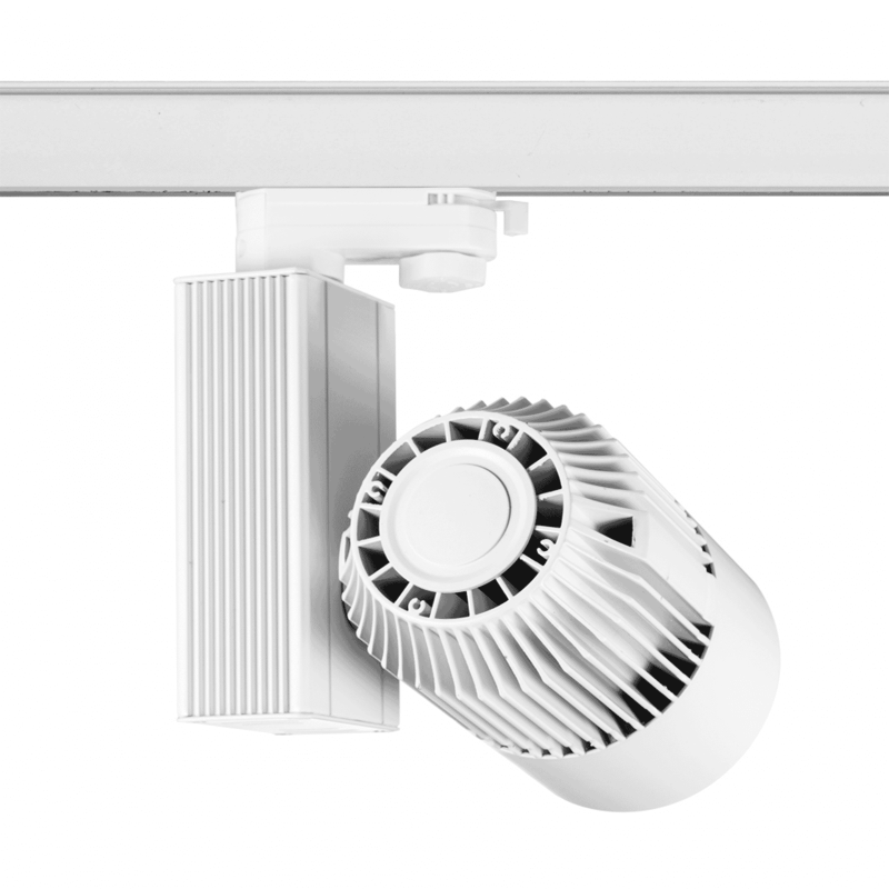 3-Phasen-Schienenstrahler 40W CRI>95 Weiß 4000K MDRLED