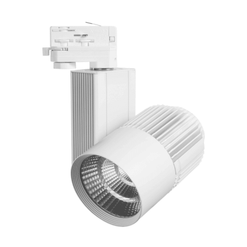3-Phasen-Schienenstrahler 40W CRI>95 Weiß 4000K MDRLED