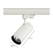 3-Phasen-Stromschienenstrahler 20W Weiß 3000K MDRLED®