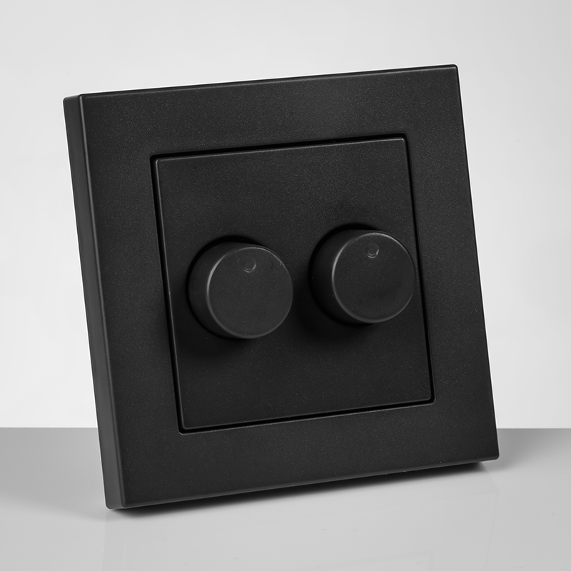 Osłona ściemniacza DUO DIMMER MATOWY ANTRACYT ION INDUSTRIES