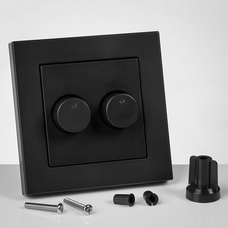 Osłona ściemniacza DUO DIMMER MATOWY ANTRACYT ION INDUSTRIES