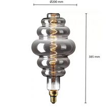 LED-Filament E27 dimmbar, rauchfarben, 6 W, MDRLED®