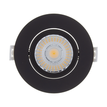 Slim-Fit 6W Dim2Warm Zwart Inbouwspot Zaagmaat Ø75-85mm ZWART 2000K-3000K MDRLED®