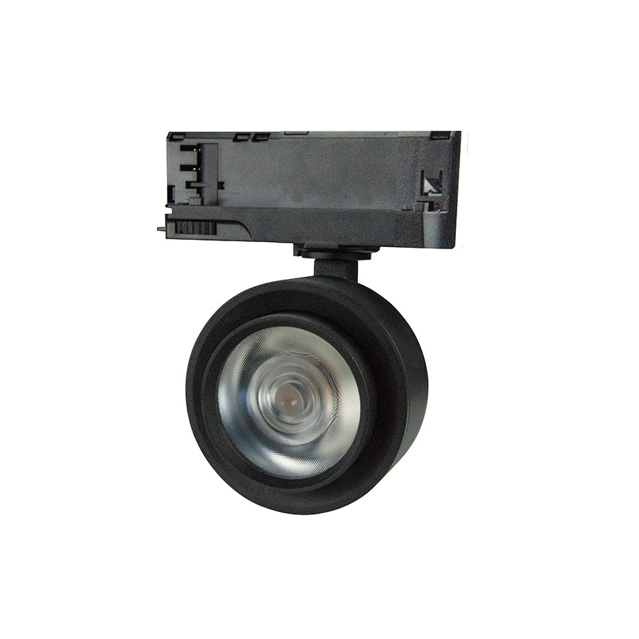 3-FASE RAILSPOT 20W ZWART 4000K ZOOMBAAR 20°-40° i MDRLED®