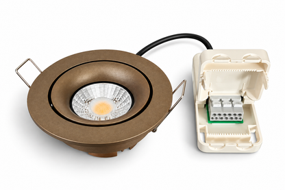 LED Inbouwspot Donkerbrons 4/6W CCT | CRI >98