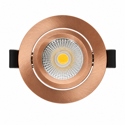 MDRLED® Kantelbare LED Downlight 15W | CCT | Dimbaar | Brons, Zwart & Wit