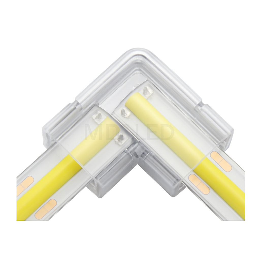 LEDstrip L-Connector 8mm | MDRLED® | IP65 | Single Color | Per 10 Stuks