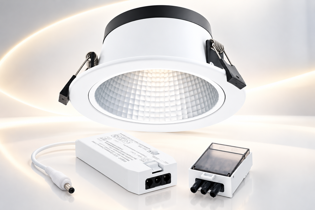 LED downlight | 6–12W | CCT | Dimbaar | IP54 | Ø150mm