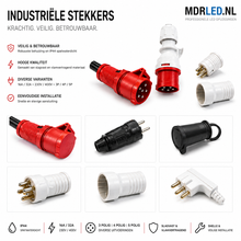 32A Cee Stromstecker auf 3x 230V mit H07 RN-F Neoprenkabel - MDR LED®