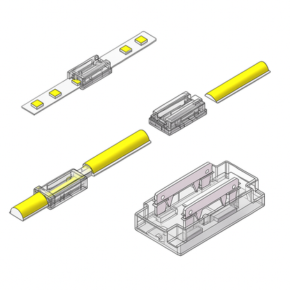 MDRLED® LED Strip Connector | 5mm | Single Color | COB/SMD | IP20 | Per 10 Stuks