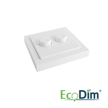 ED-10073 Duo dimmerknop passend in Busch-Jaeger Future Linear incl. centraalplaat en raamwerk